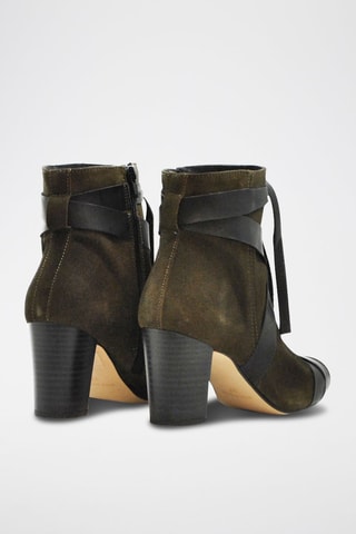 Nubuck Enkellaarzen Lutrell - Kaki