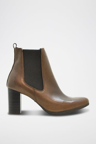 Leren Chelsea Boots Sher - Bruin