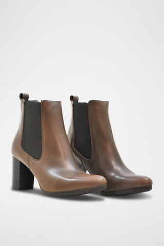 Leren Chelsea Boots Sher - Bruin