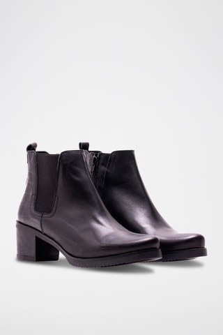 Leren Chelsea Boots Zwart