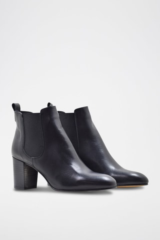 Leren Chelsea Boots Zwart