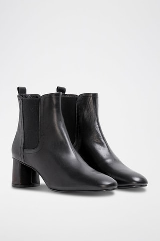 Leren Chelsea Boots Zwart