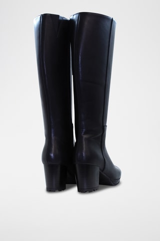 Leren Laarzen - Marineblauw