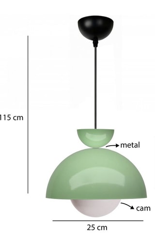 Suspension  - Vert d’eau - 40 W