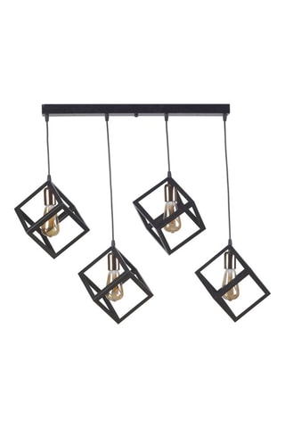 Suspension Siyaha - Noir et gris