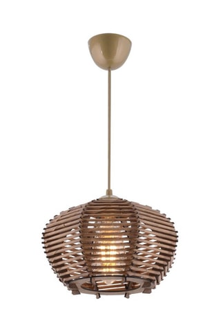 Suspension en bambou Barlas - Bronze - 45 - 60 W