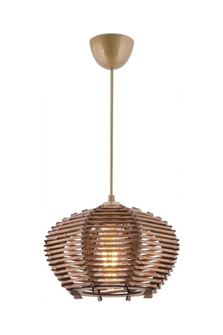 Suspension en bambou Barlas - Bronze - 45 - 60 W