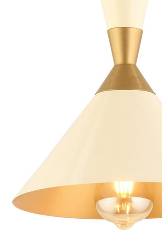 Suspension - Doré et jaune - 40 W