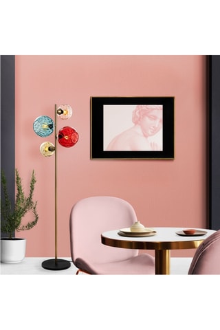 Lampadaire Benek - Doré - 4 x 40 W