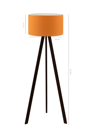 Lampadaire - Orange - 60 W - 140 cm