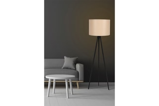 Lampadaire - Crème - 45-60 W