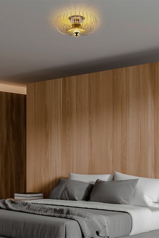 Plafonnier Karsortel - Doré - 40 W