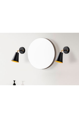 Applique murale Evander - Noir - 40 W