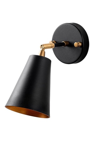 Applique murale Evander - Noir - 40 W