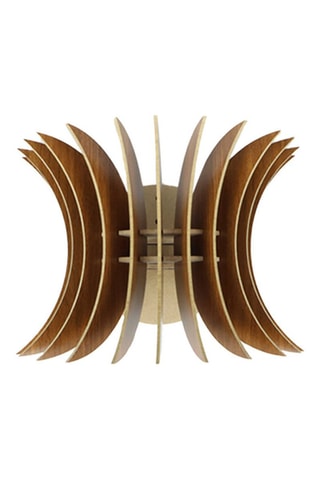 2 appliques murales - Marron - 2 x 60 W