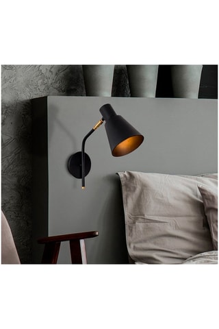 Applique murale - Noir - 100 W