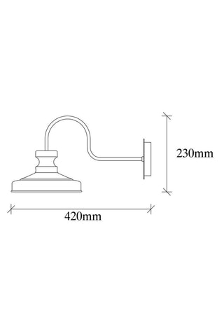 Applique murale Berceste - Noir - 100 W