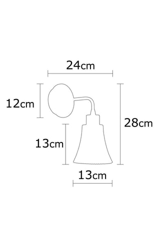 Applique mural en bois - Doré et naturel - 40 W