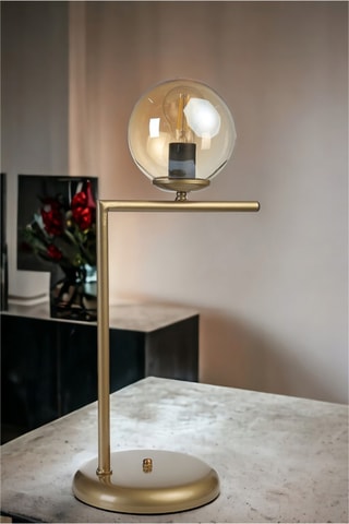 Lampe à poser - Doré - 60 W