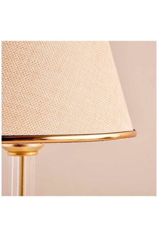 Lampe à poser - Beige et doré