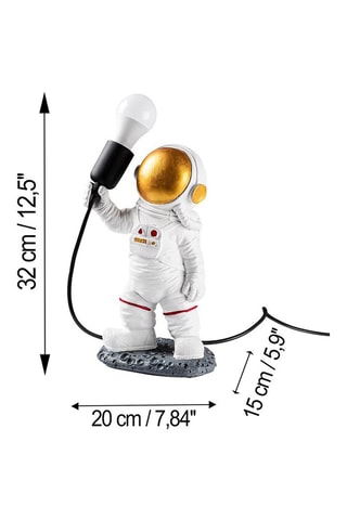 Lampe à poser Astronaute - Blanc - max. 60 W