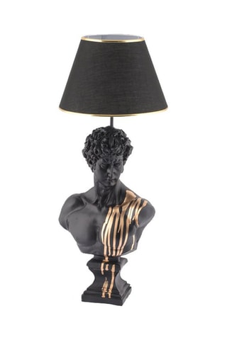 Lampe à poser - Noir et doré - 45 - 60 W