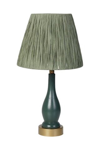 Lampe à poser YL208 - Vert et doré - 60 W