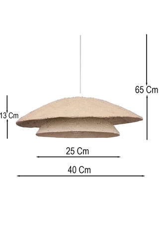 Suspension - Ecru - 40 W