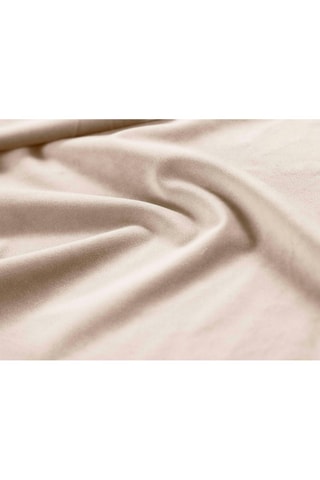 Canapé d'angle droit Luc - Beige - 5 places - Toucher velours