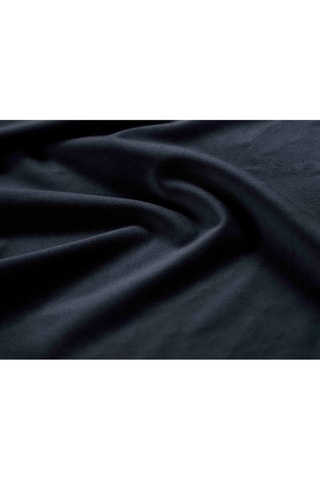 Canapé d'angle droit Luc - Bleu foncé - 4 places - Toucher velours