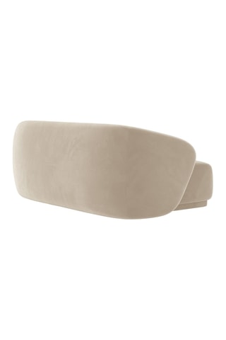 Canapé Louis - Beige - 2 places - Tissu velours