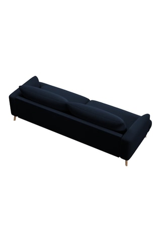 Canapé Margot - Bleu roi - 4 places - En tissu velours