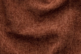 Canapé d’angle gauche modulaire Julia - Rouge brique - 3 places - En tissu structurel