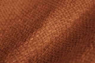 Canapé d'angle droit Lionel - Terracotta - 5 places - Revêtement en tissu chenille