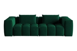 Canapé modulaire Lorella - Vert bouteille