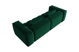 Canapé modulaire Lorella - Vert bouteille