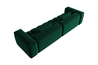 Canapé modulaire Lorella - Vert bouteille