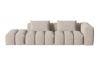 Canapé gauche modulaire Lorella - Sable