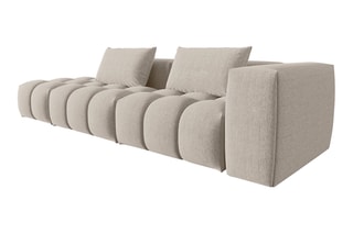 Canapé gauche modulaire Lorella - Sable