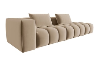 Canapé droit modulaire Lorella - Sable