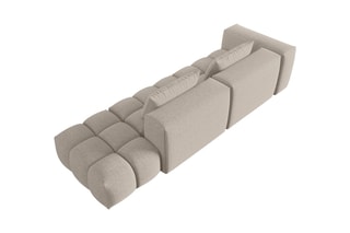 Canapé droit modulaire Lorella - Sable