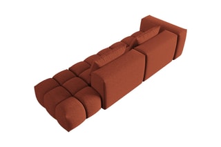 Canapé droit modulaire Lorella - Corail