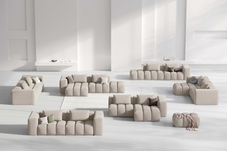 Canapé d'angle droit modulaire Lorella - Sable