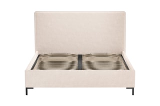 Lit-coffre avec sommier Polly - Beige