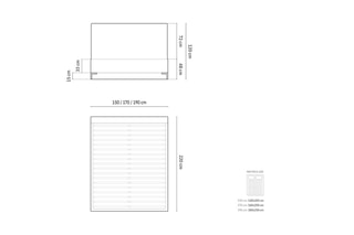 Lit-coffre avec sommier Polly - Bleu marine