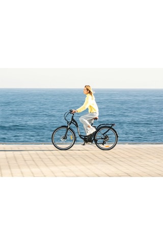 Vélo électrique de ville Ebike 26" - Noir - 155 à 180 cm - Jusqu'à 80 km