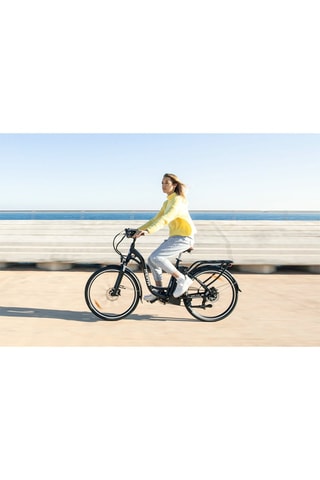 Vélo électrique de ville Ebike 26" - Noir - 155 à 180 cm - Jusqu'à 80 km
