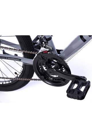 VTT Junior Rock 24" - Gris et noir - 135 à 150 cm - 21 vitesses