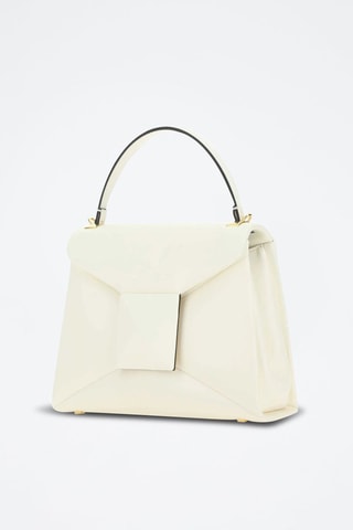 Sac à main en cuir Mini One Stud - Blanc - Valentino