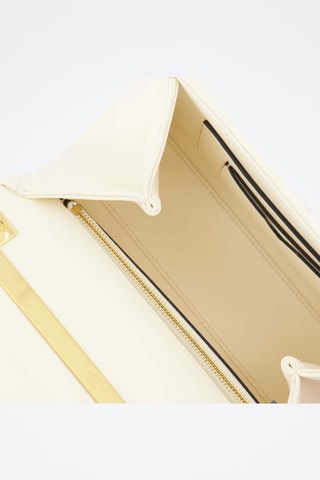 Sac à main en cuir Mini One Stud - Blanc - Valentino